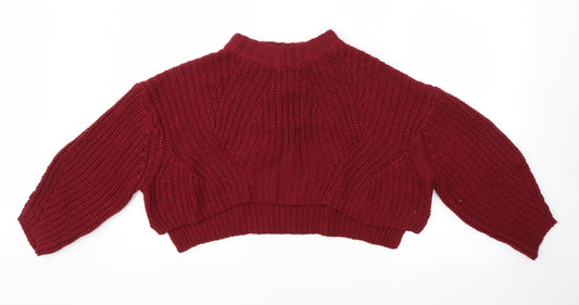 SheIn Womens Red   Pullover Jumper Size M