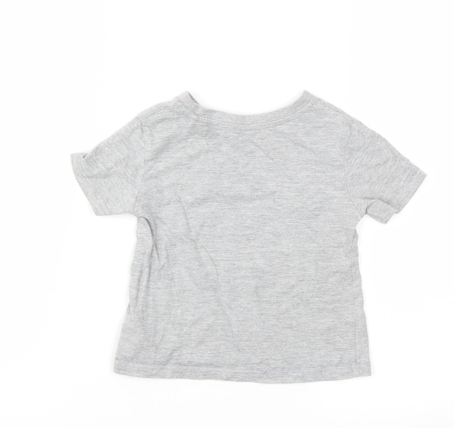 River Island Baby Grey Houndstooth  Basic T-Shirt Size 6-9 Months