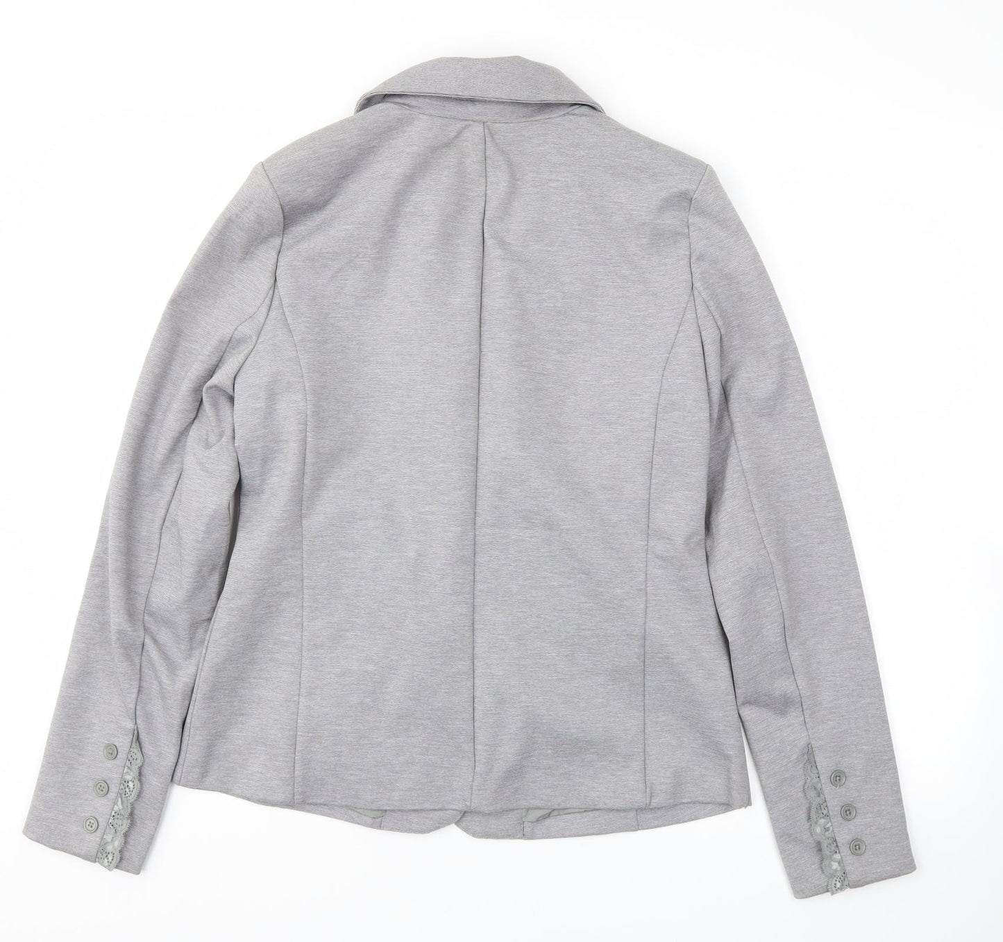 Cream Womens Grey   Jacket Blazer Size M
