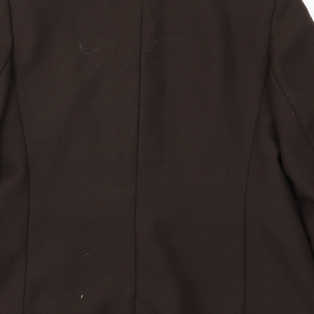 St Micheal Womens Brown   Jacket Blazer Size 14
