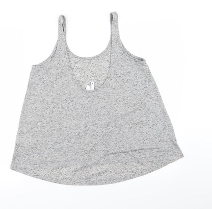 Preloved Divided by H&M Womens Green   Basic Tank Size S - Back