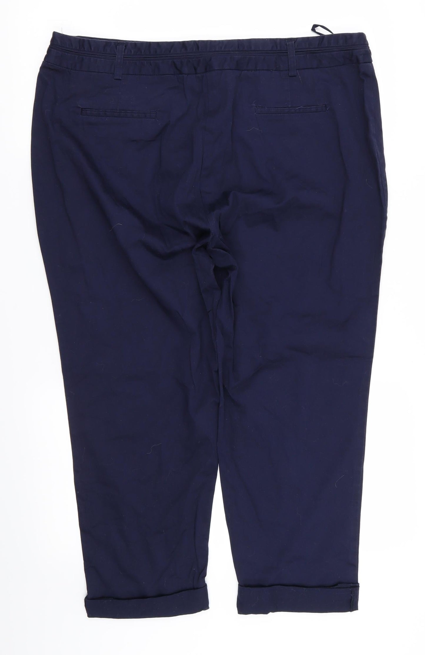 Epilogue Womens Blue   Capri Trousers Size 20 L21 in