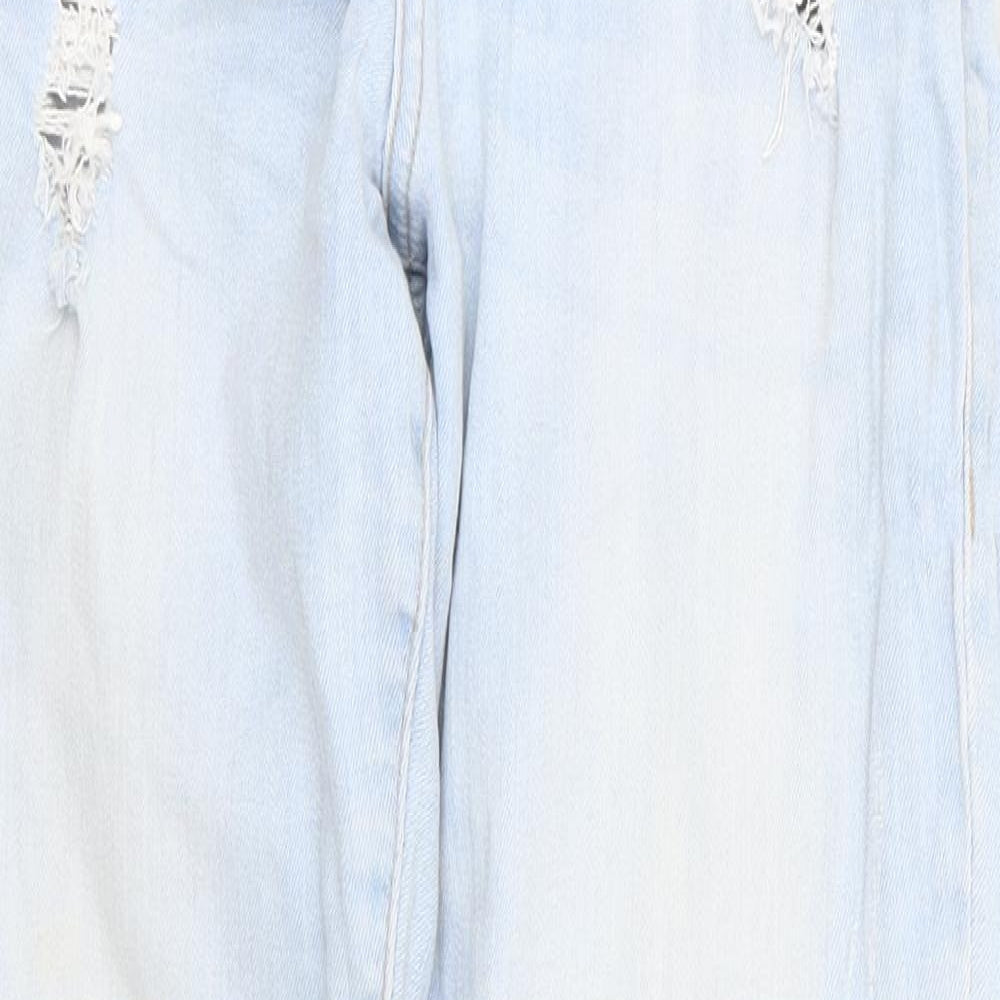denim and co Womens Blue   Skinny Jeans Size 10 L26 in - RIPPED JEANS