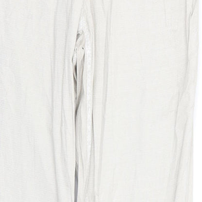 Stark Womens Beige   Trousers  Size 16 L29 in