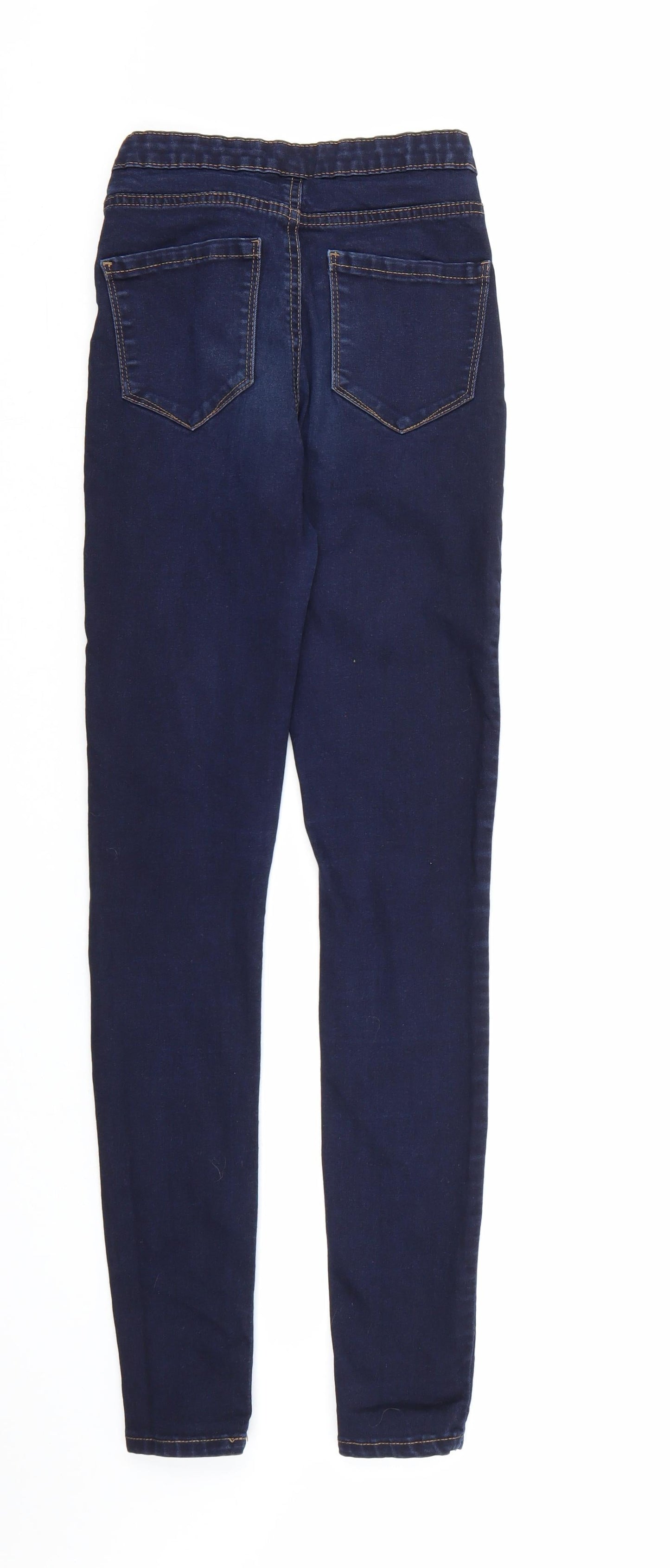 Denim & Co. Womens Blue  Denim Skinny Jeans Size 8 L29 in
