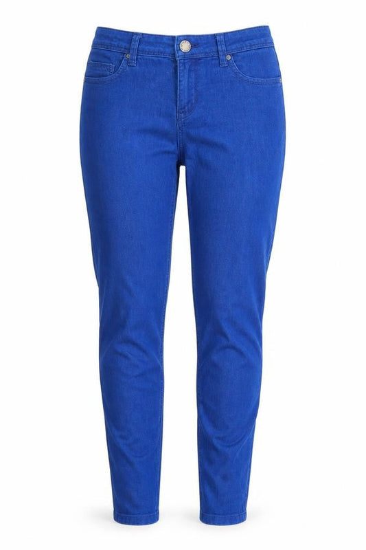 Denim & Co. Womens Blue  Denim Skinny Jeans Size 8 L28 in