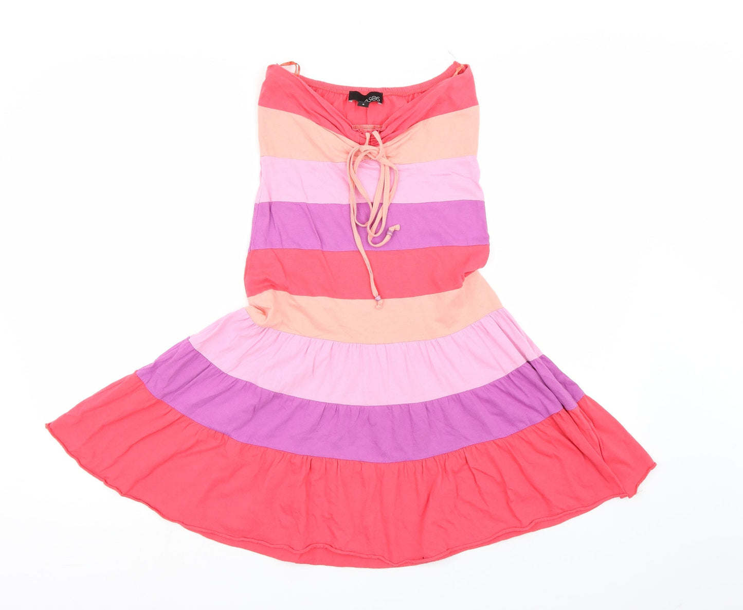 ASOS Womens Multicoloured Striped  A-Line  Size 6