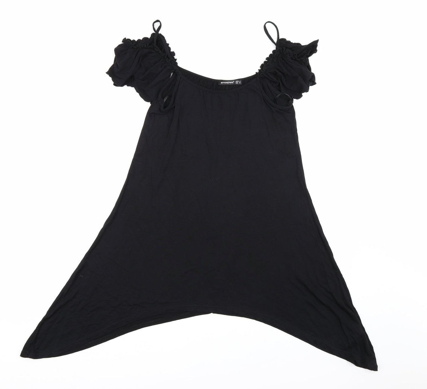 Atmosphere Womens Black   Basic Blouse Size 8