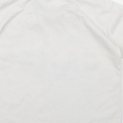 Happy Tree Boys White   Basic T-Shirt Size 8 Years