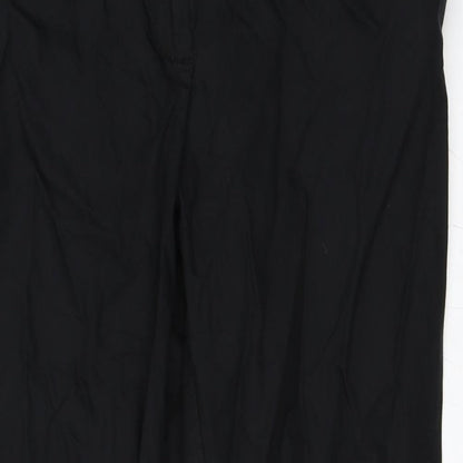 H&M Womens Black   Capri Trousers Size 36 L25 in