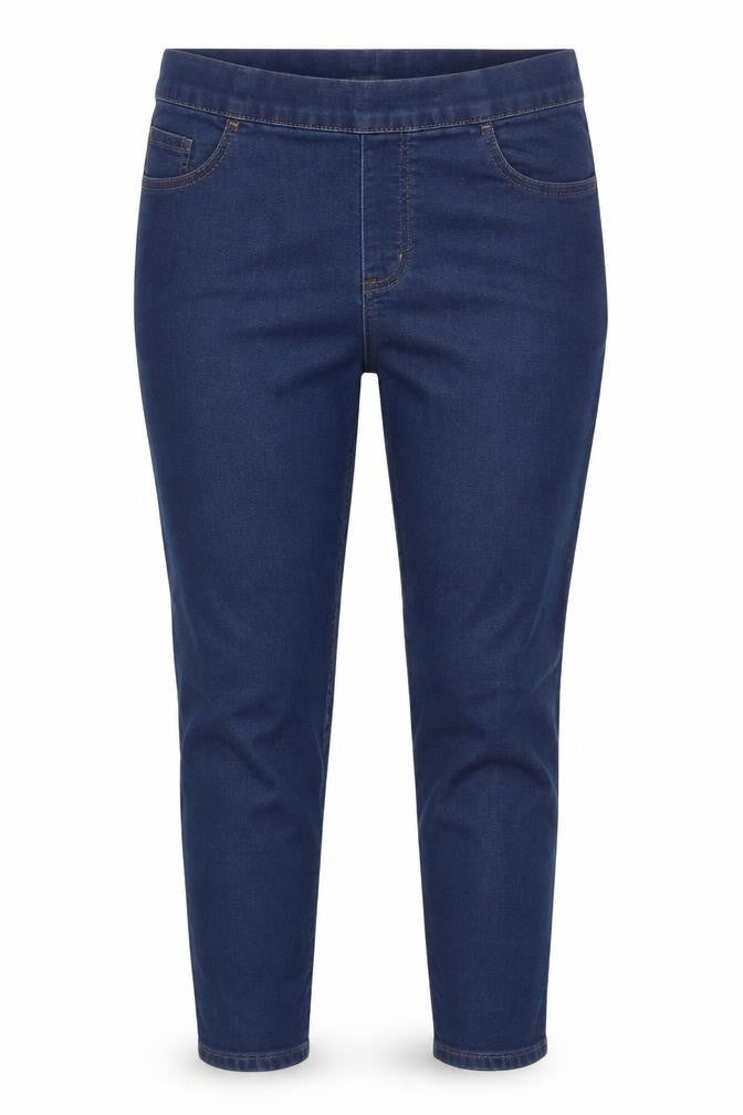 Preworn Womens Blue  Denim Jegging Jeans Size 34 in L27 in