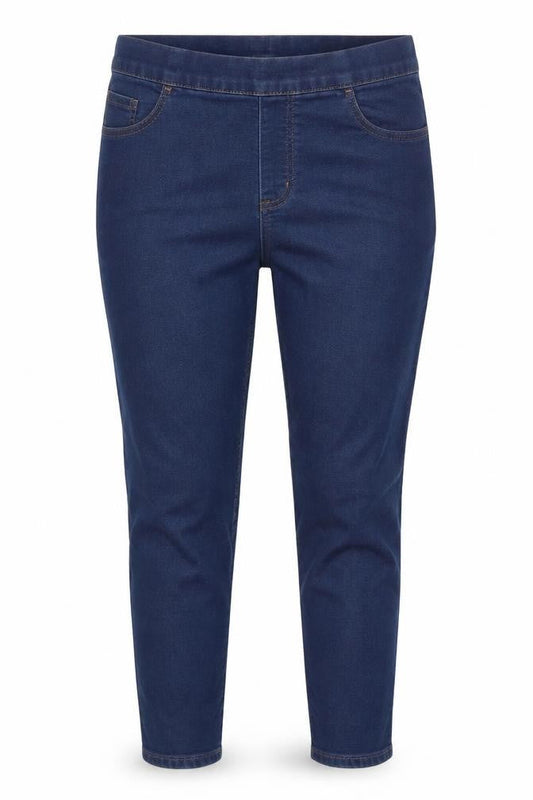 Preworn Womens Blue  Denim Jegging Jeans Size 34 in L27 in