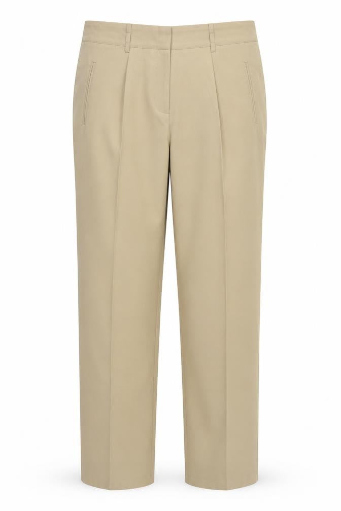 Femme Womens Beige   Trousers  Size 14 L31.5 in