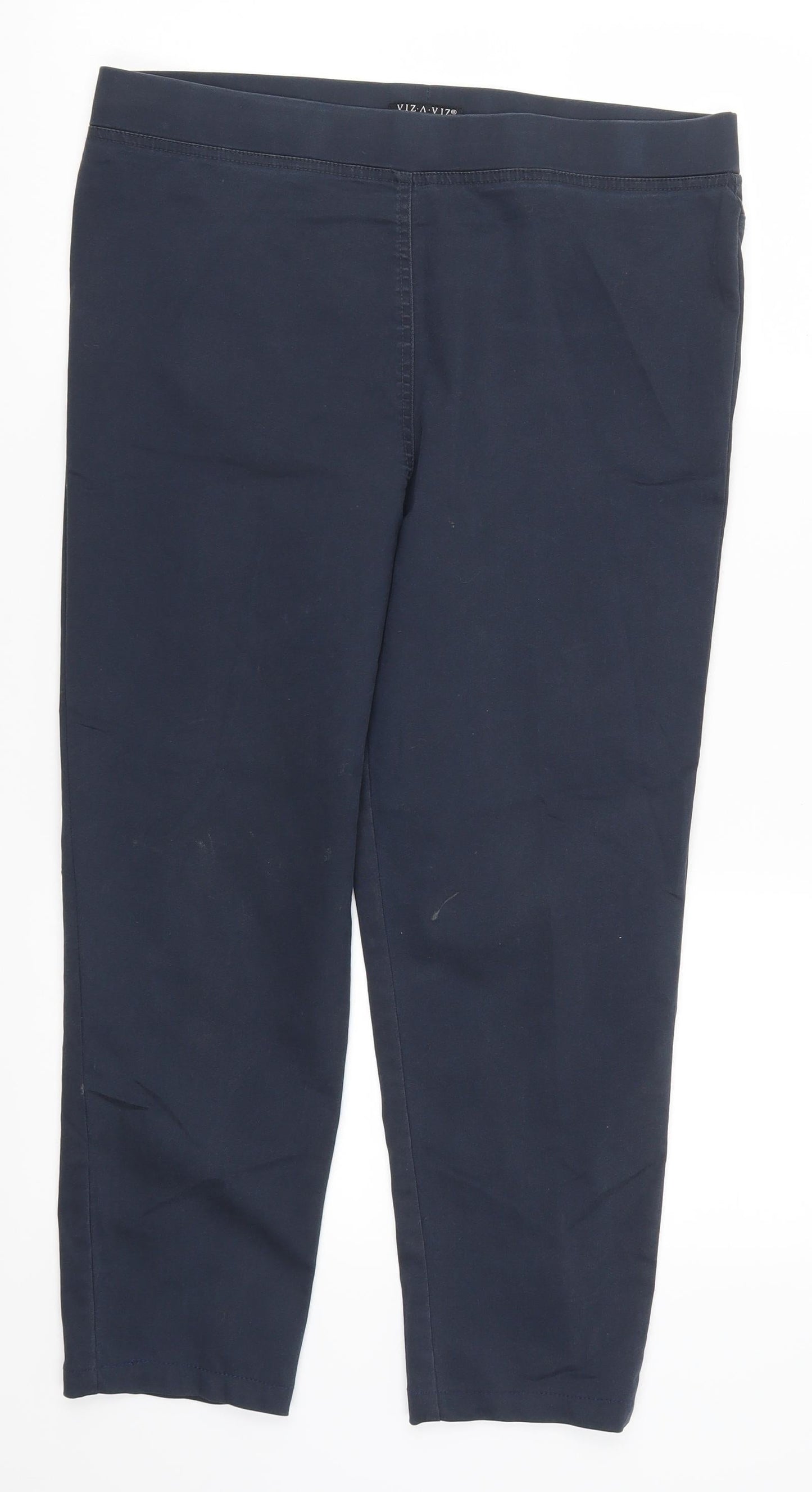 Viz a Viz Womens Blue  Denim Jegging Jeans Size 12 L23 in