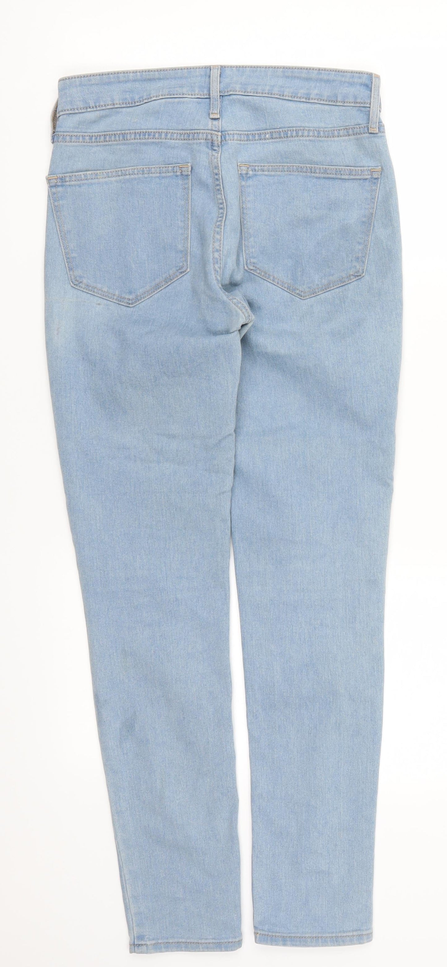 H&M Womens Blue  Denim Skinny Jeans Size 26 in L27 in