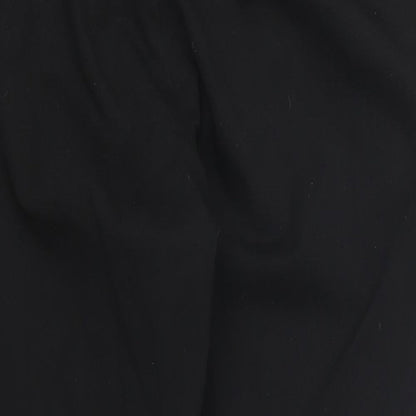 H&M Womens Black   Trousers  Size 12 L25 in