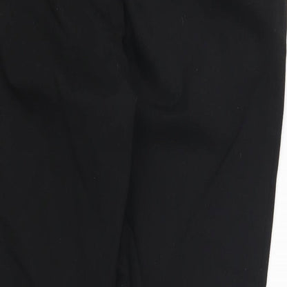 H&M Womens Black   Trousers  Size 12 L25 in
