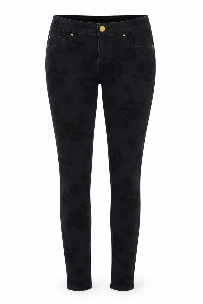 Only Womens  Floral Denim Skinny Jeans Size S L32 in