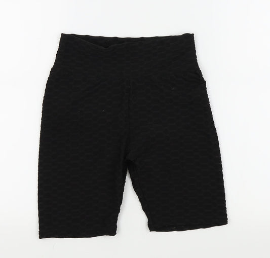 Preworn Womens Black   Sweat Shorts Size S