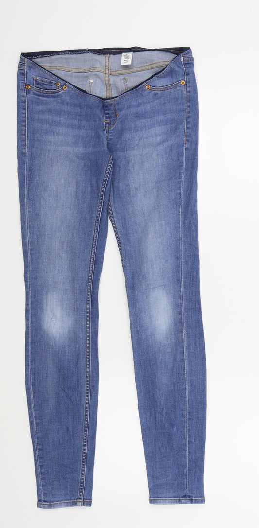 H&M Womens Blue   Skinny Jeans Size S L28 in