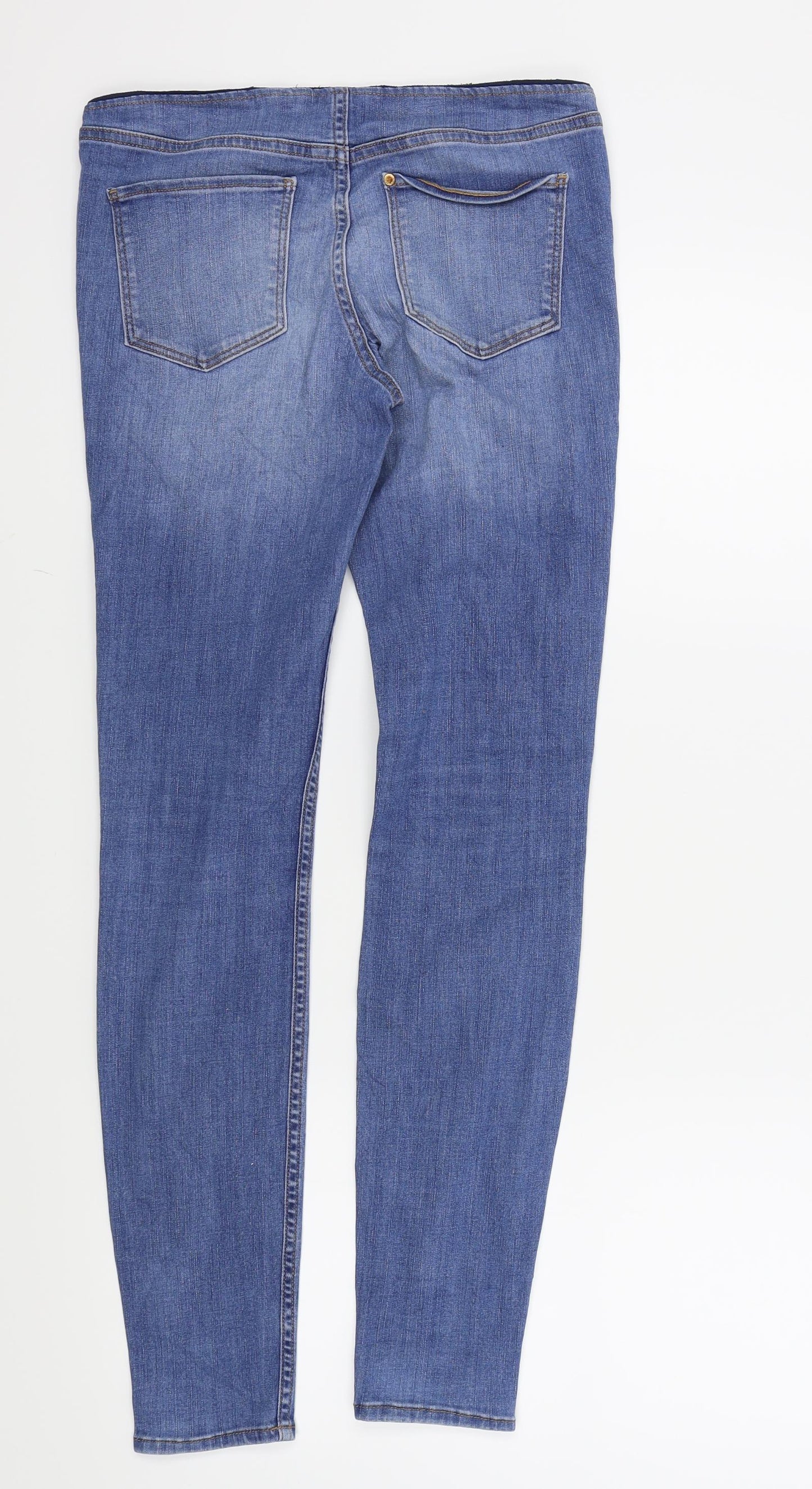 H&M Womens Blue   Skinny Jeans Size S L28 in