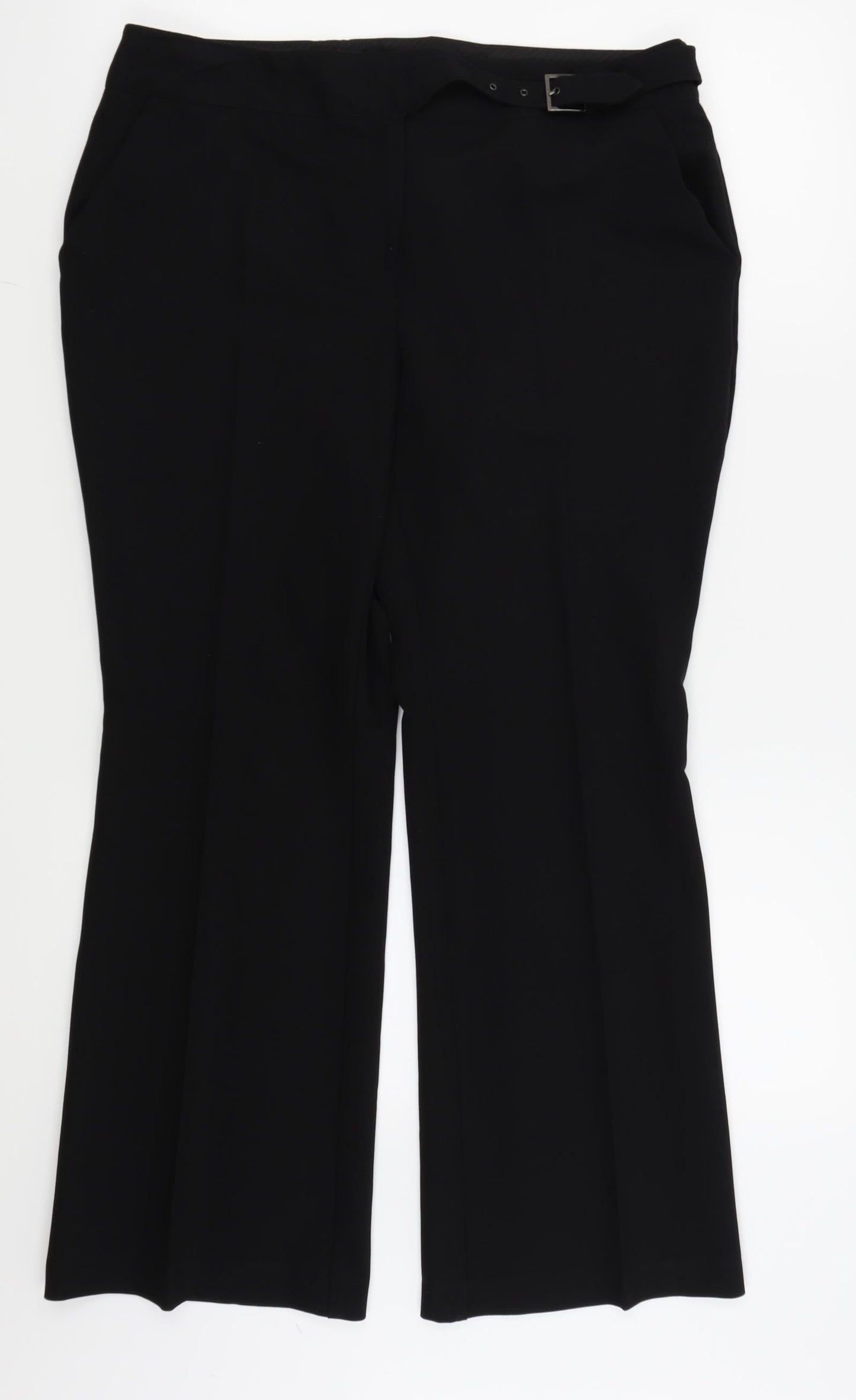 NEXT Womens Black   Trousers  Size 14 L26 in