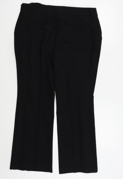 Next Womens Black   Trousers  Size 14 L26 in