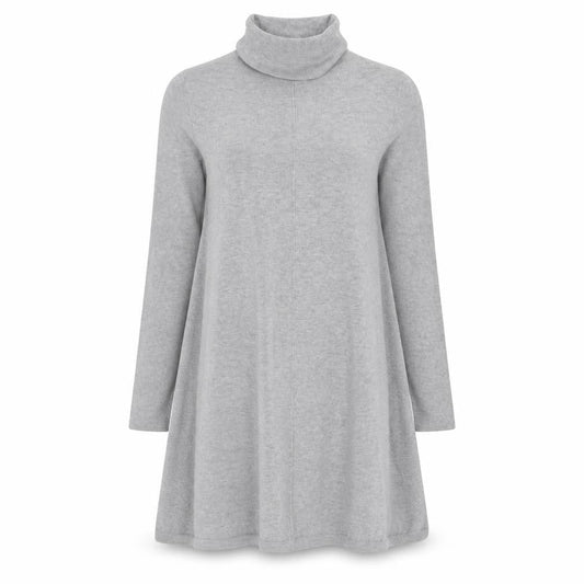 Front view of Papaya women’s grey fit & flare, size UK 10