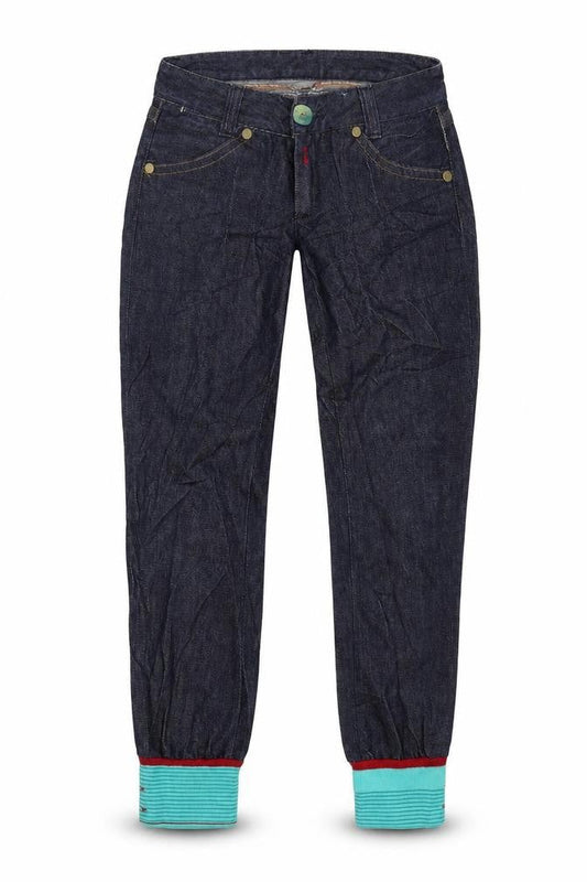 Preworn Womens Blue  Denim Tapered Jeans Size 27 in L24 in - Customised