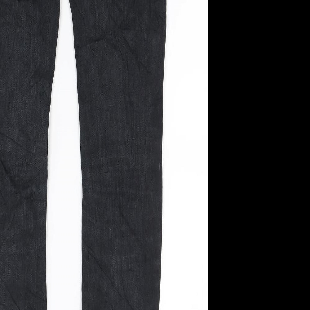 Cobra Womens Black  Denim Skinny Jeans Size 28 in L29 in