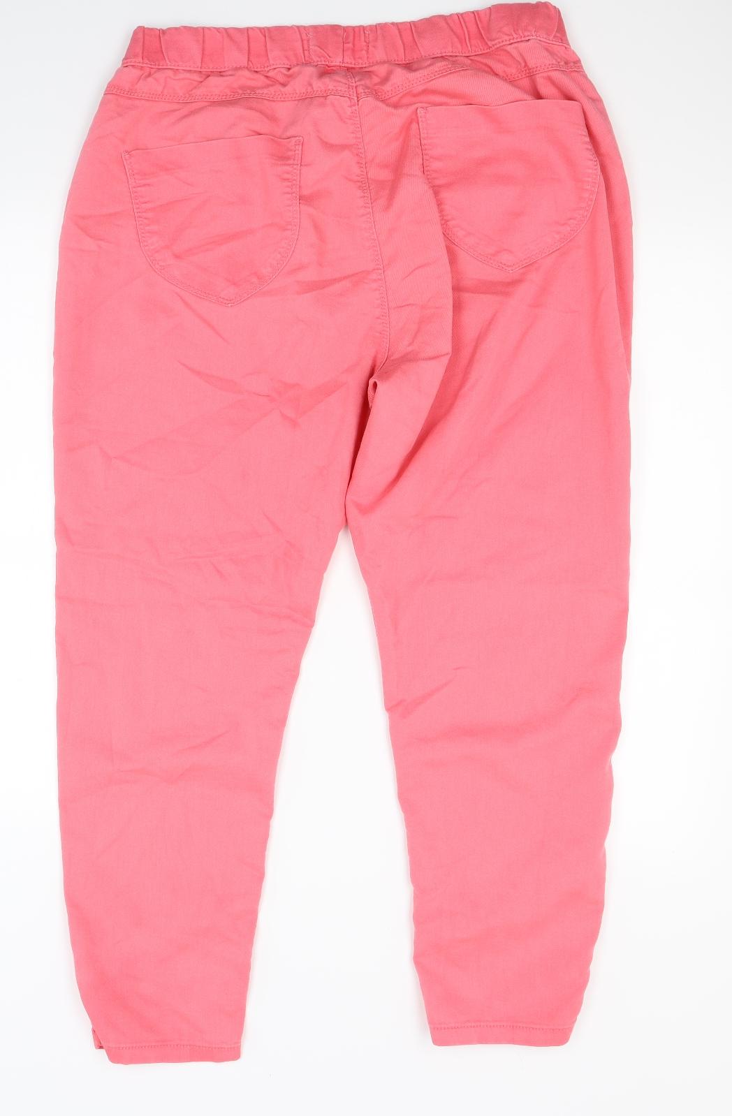 Dorothy Perkins Womens Red   Trousers  Size 16 L24.5 in