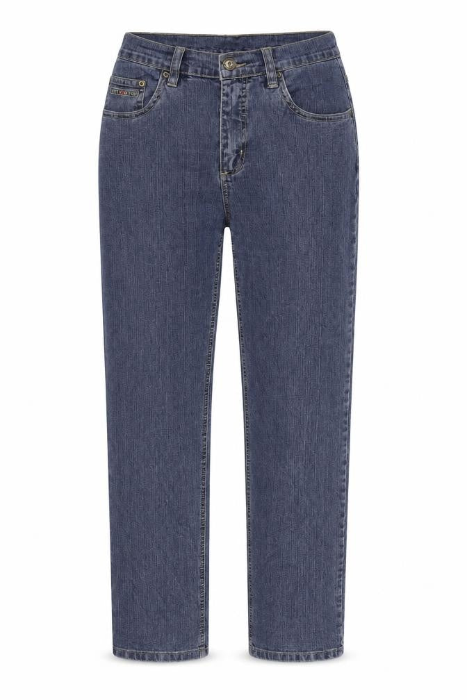 JUST FOR YOU Womens Blue   Straight Jeans Size 8 L26 in
