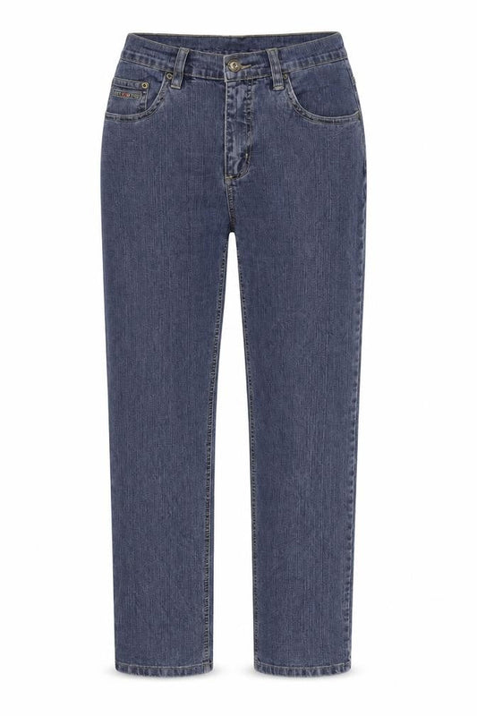 JUST FOR YOU Womens Blue   Straight Jeans Size 8 L26 in