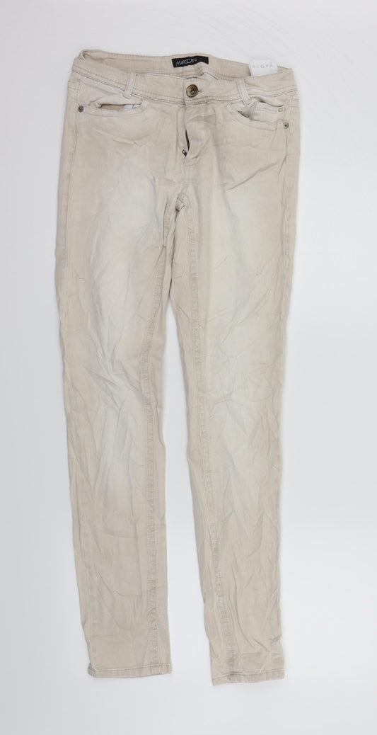 marccain Womens Beige   Trousers  Size 28 in L30 in