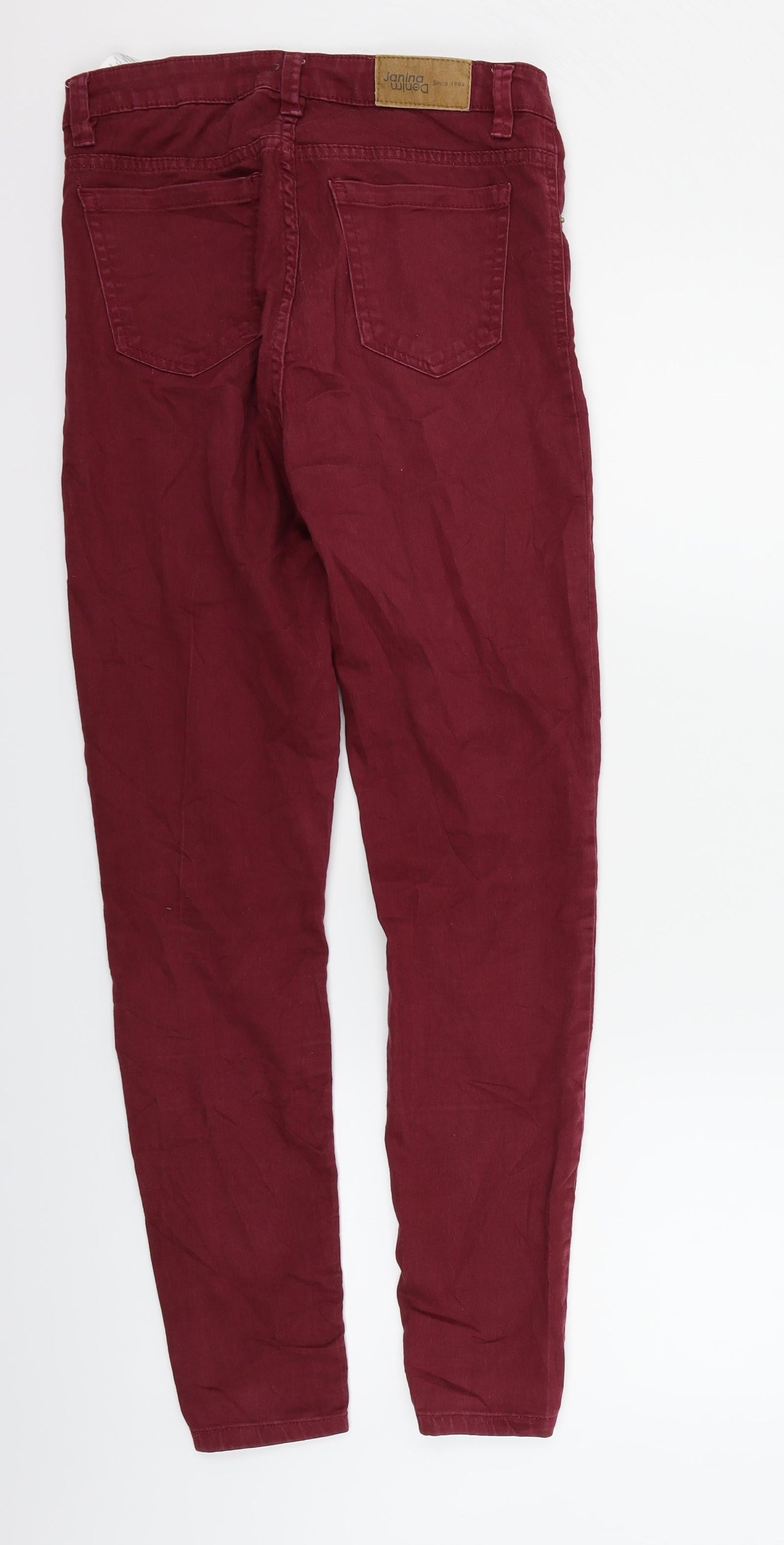Janina Womens Purple   Trousers  Size 8 L27 in