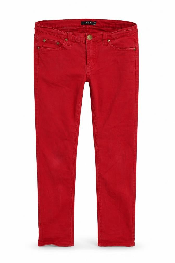 Lindex Womens Red   Skinny Jeans Size 10 L27 in