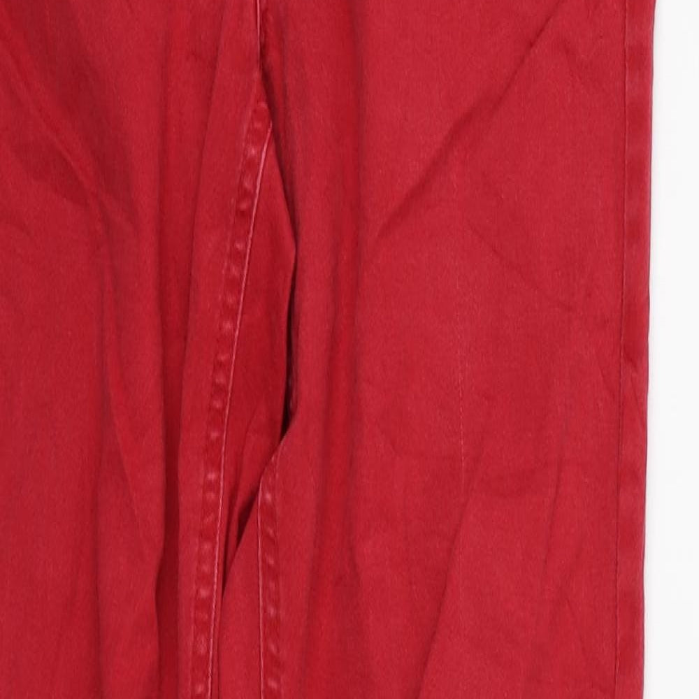 Lindex Womens Red   Skinny Jeans Size 10 L27 in