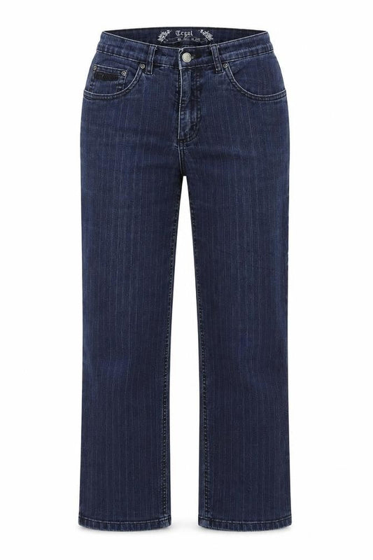 JUST FOR YOU Womens Blue   Straight Jeans Size 8 L27 in