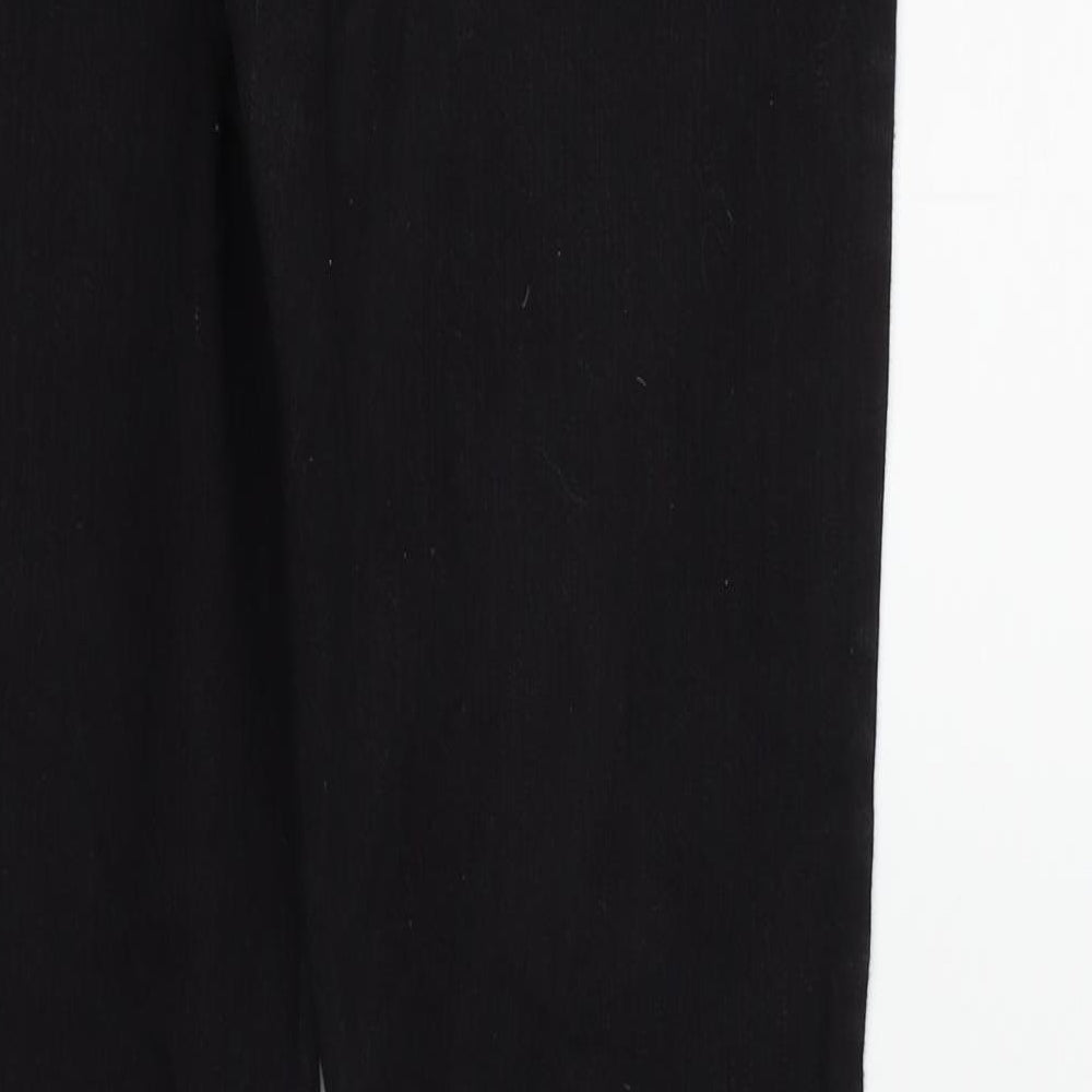 Denim & Co. Womens Black   Straight Jeans Size 10 L28 in
