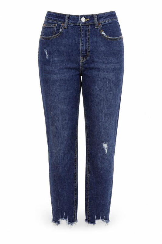deniem & co Womens Blue   Straight Jeans Size 14 L27 in