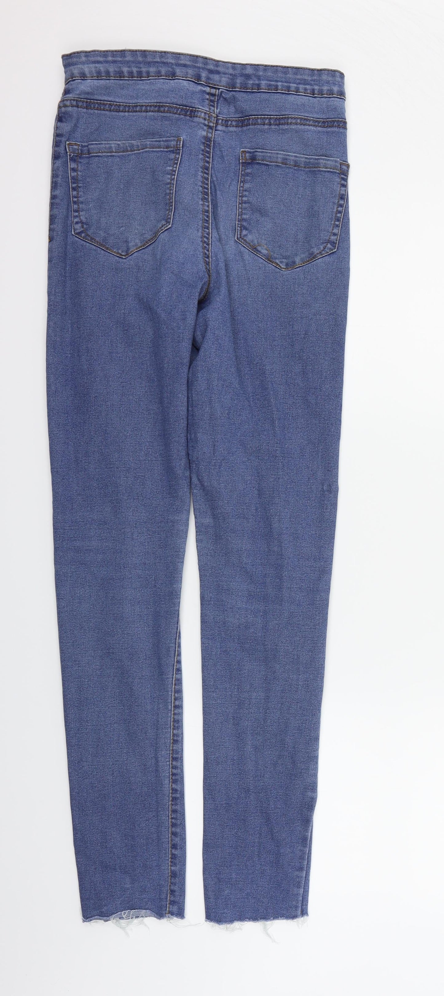 deniem & co Womens Blue   Straight Jeans Size 10 L29 in