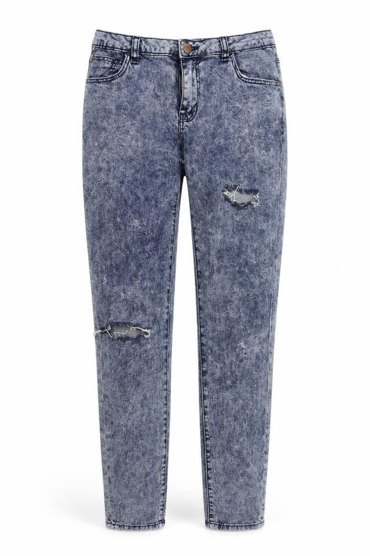 deniem & co Womens Blue   Straight Jeans Size 12 L28 in