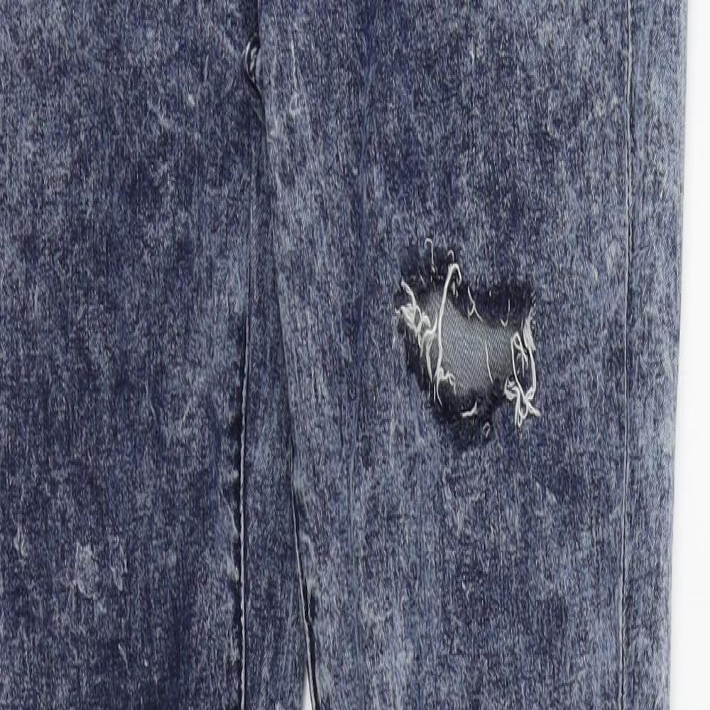 deniem & co Womens Blue   Straight Jeans Size 12 L28 in