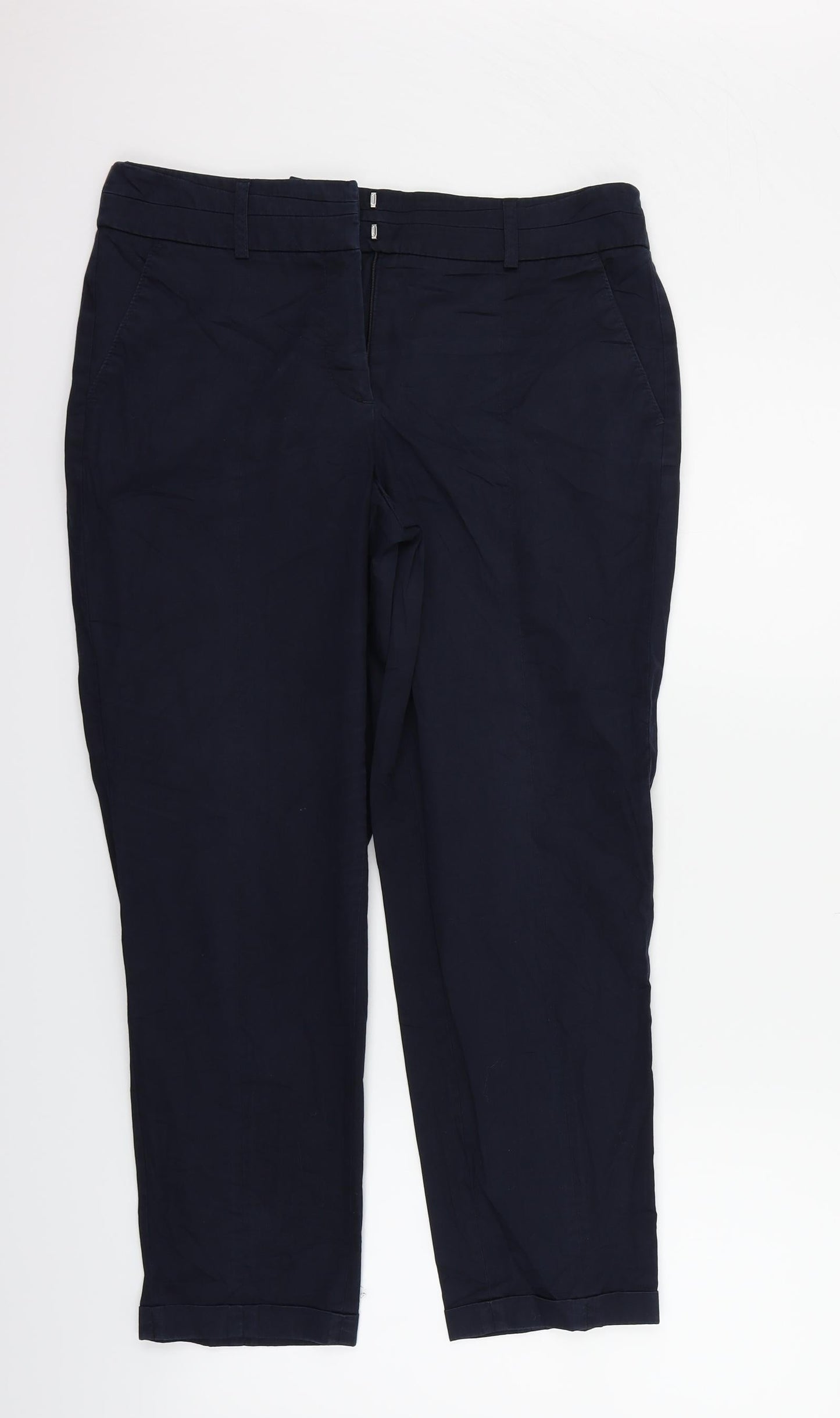 Taifun Womens Blue   Trousers  Size 10 L25 in