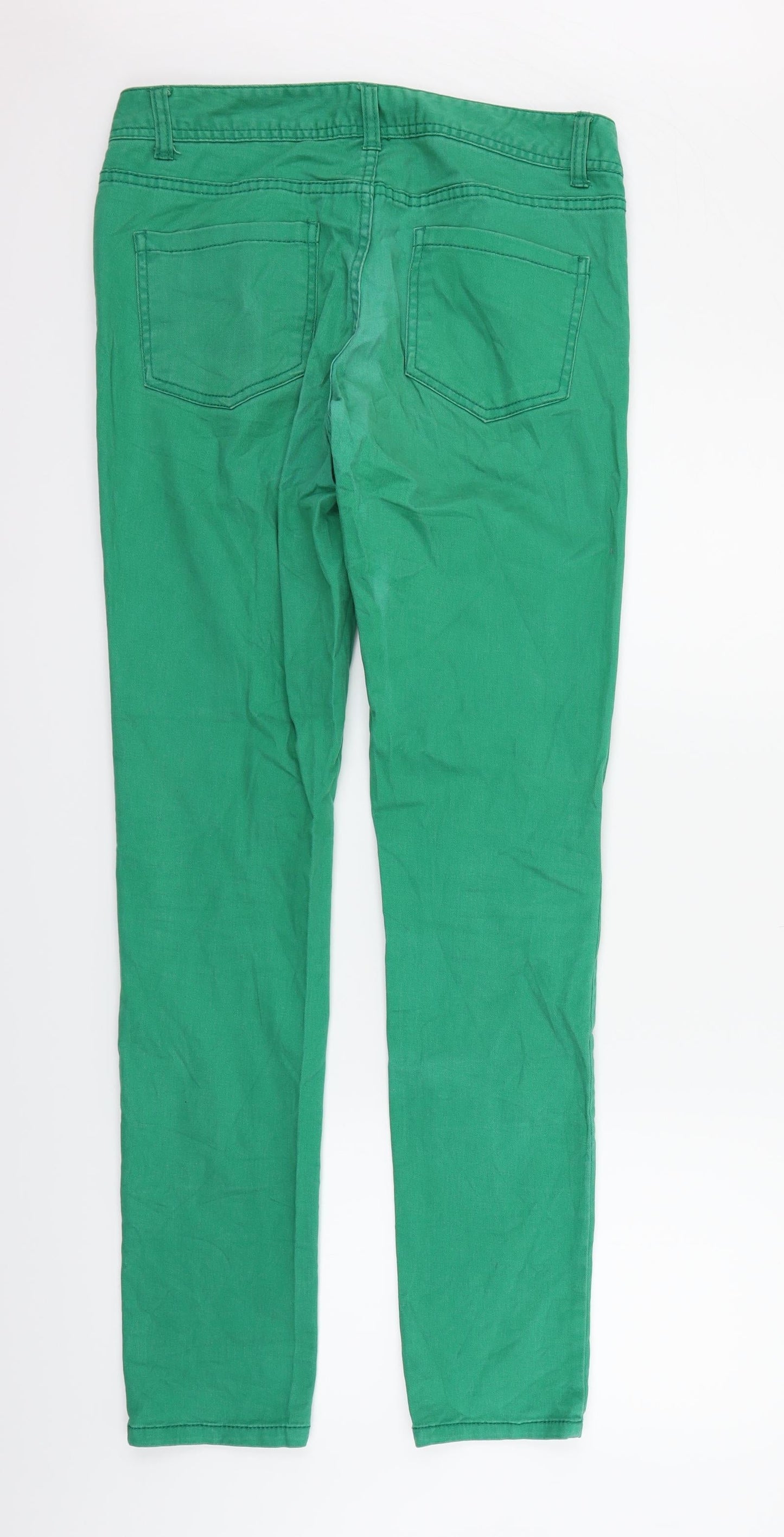 Crazy World Womens Green   Straight Jeans Size 10 L30 in