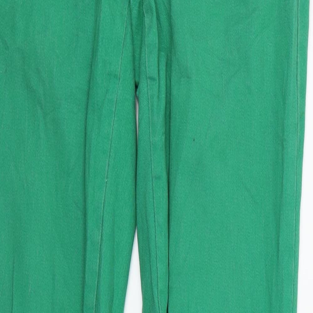Crazy World Womens Green   Straight Jeans Size 10 L30 in