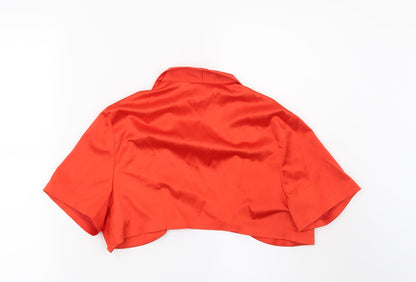 Preworn Womens Red   Jacket Blazer Size M