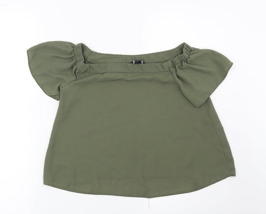 New Look Girls Green   Basic Blouse Size 12 Years