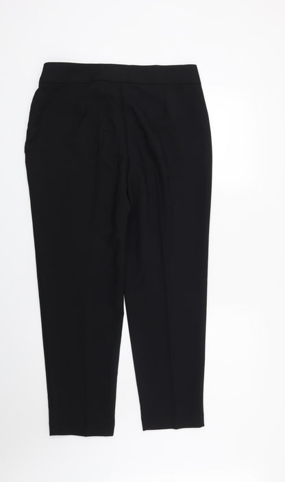 George Womens Black   Trousers  Size 12 L27 in