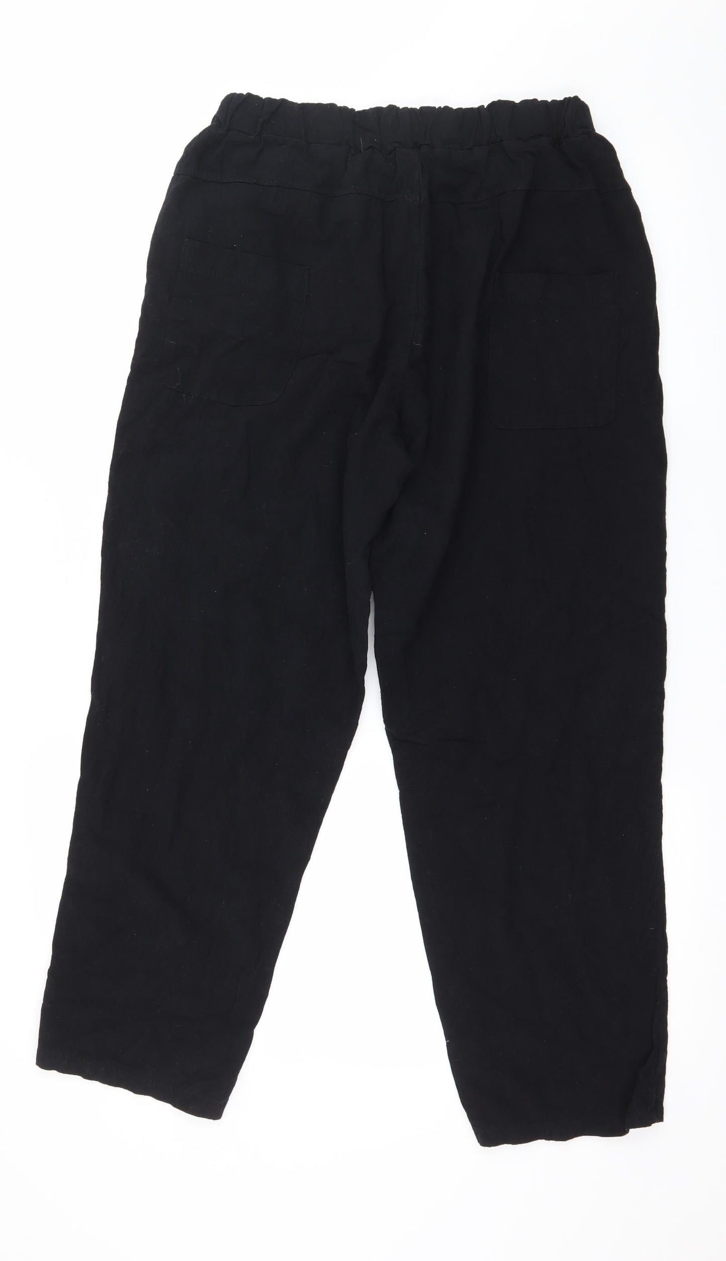 Preworn Womens Black   Trousers  Size 2XL L26 in